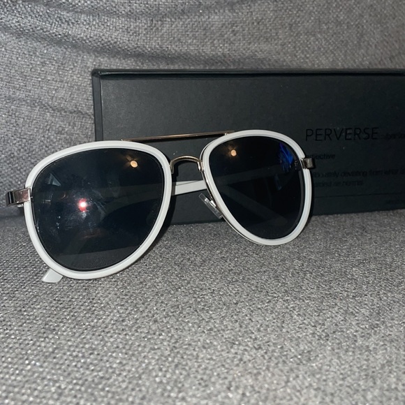 Perverse Grey Lined Sunglasses - Picture 2 of 5